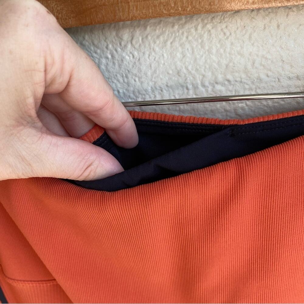 Zyia Burnt Orange Ribbed Premium Leggings 7/8 Length Plus Size 14-16 - Picture 4 of 12